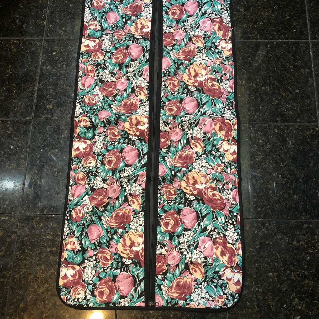 No Brand Garment Zipper Up 4622 Floral Bag